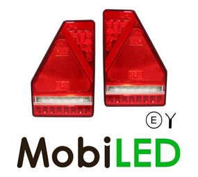 Set rear lights 5 functions with triangle reflector Set rear lights 5 functions with triangle reflector