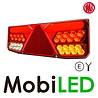 WAS WAS Set NEON look rear lights triangle 5 functions E-mark WAS WAS Set NEON look rear lights triangle 5 functions E-mark