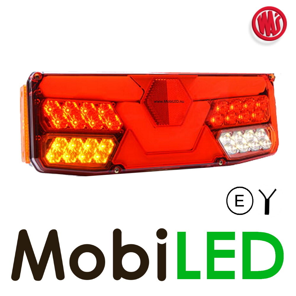 WAS WAS Set NEON look rear lights hexagon 5 functions E-mark WAS WAS Set NEON look rear lights hexagon 5 functions E-mark
