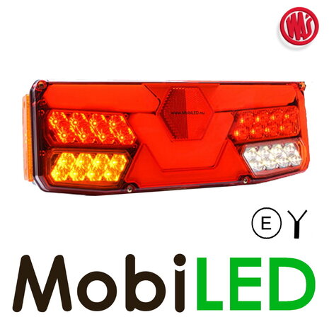 WAS WAS Set NEON look rear lights hexagon 5 functions E-mark WAS WAS Set NEON look rear lights hexagon 5 functions E-mark