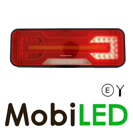 Set rear lights 5 functions with reflector E-mark