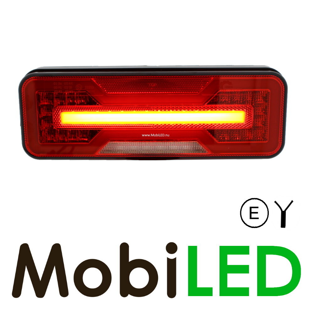 Set rear lights 5 functions with reflector E-mark