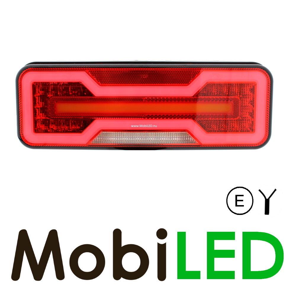 Set rear lights 5 functions with reflector E-mark