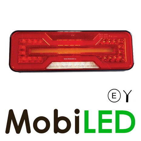 Set rear lights 5 functions with reflector E-mark