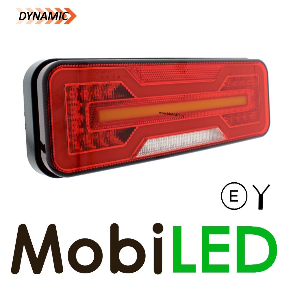 Set rear lights 5 functions with reflector E-mark