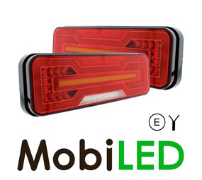 Set rear lights 5 functions with reflector