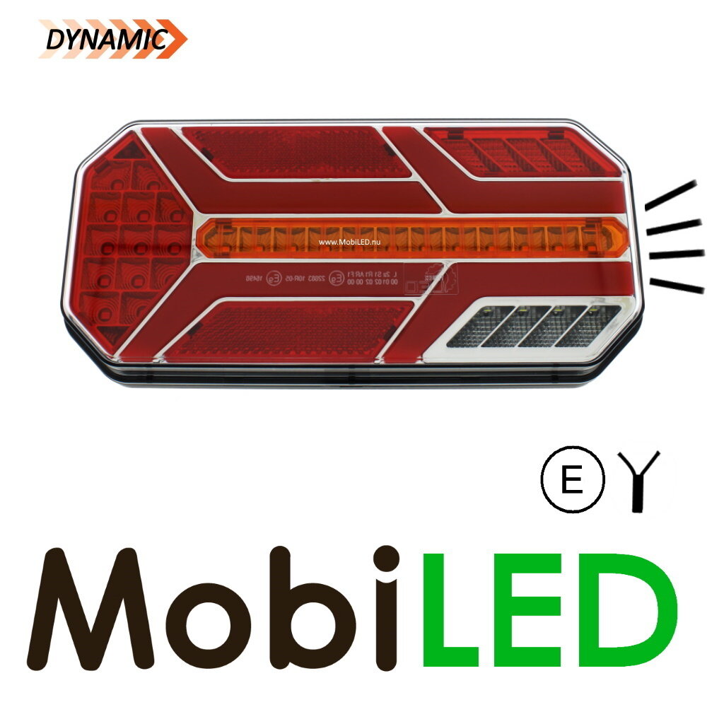 Set dynamic NEON Rear lights 5 functions E-mark Set dynamic NEON Rear lights 5 functions E-mark