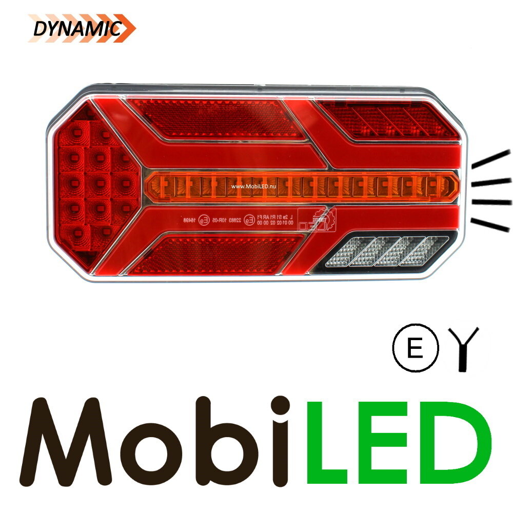 Set dynamic NEON Rear lights 5 functions E-mark Set dynamic NEON Rear lights 5 functions E-mark