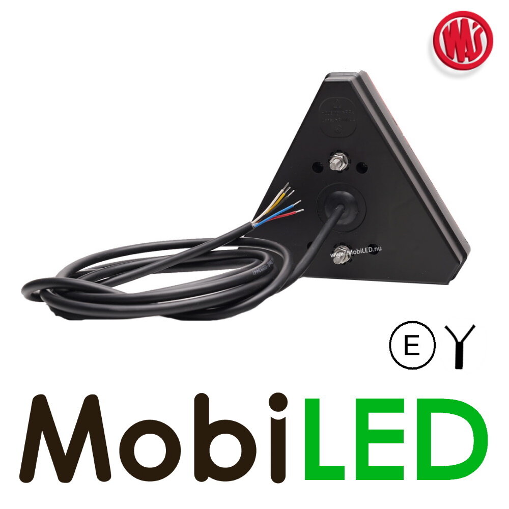 WAS Set rear lights 4 functions, reflector, license plate E-mark WAS Set rear lights 4 functions, reflector, license plate E-mark