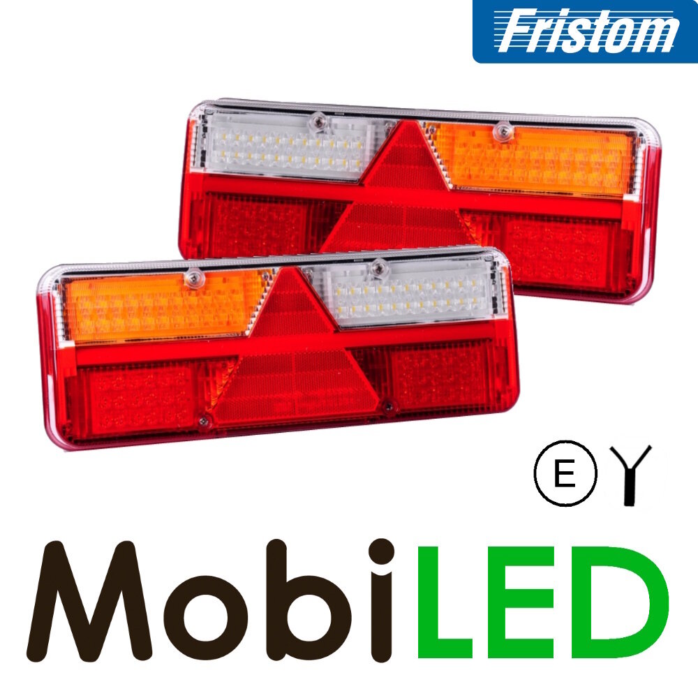 Fristom Set Kingpoint rear lights 5 functions reflector E-mark Fristom Set Kingpoint rear lights 5 functions reflector E-mark