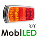 Set rear lights 15 LEDs 4 functions E-mark
