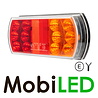 Set rear lights 15 LEDs 4 functions E-mark