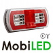 Set rear lights 4 functions E-mark