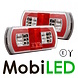 Set rear lights 4 functions E-mark