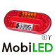 Set rear lights oval 5 functions E-mark