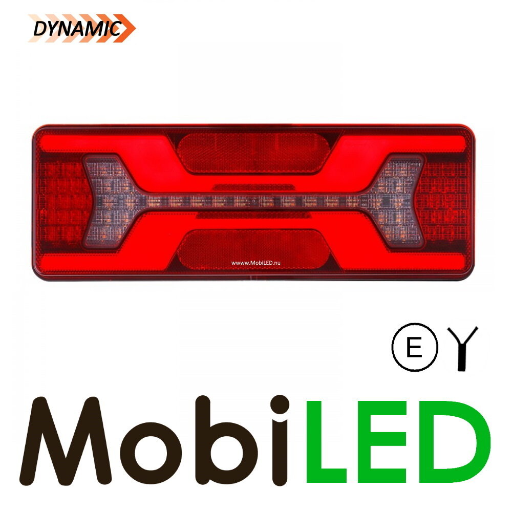 Set Rear lights 5 functions and reflector E-mark