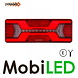 Set Rear lights 5 functions and reflector E-mark
