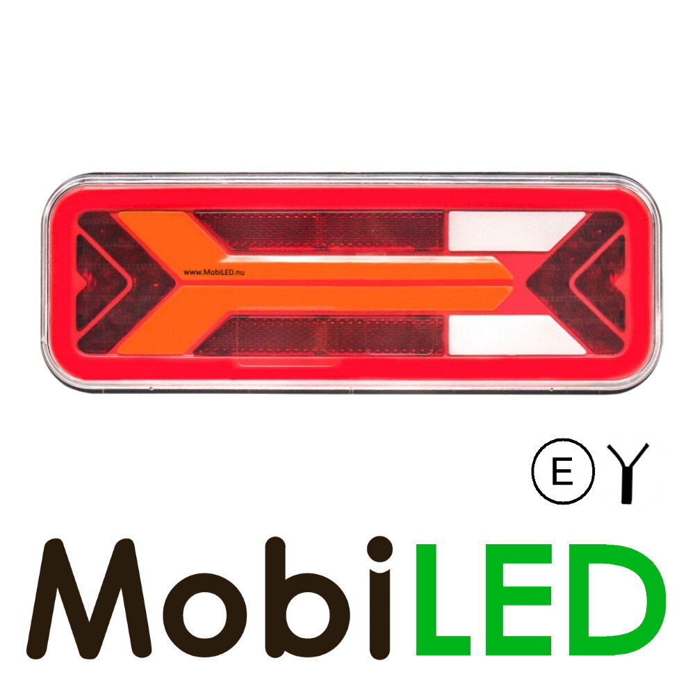 Set rear lights 5 functions reflector E-mark