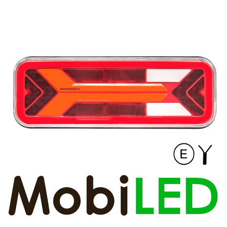 Set rear lights 5 functions reflector E-mark