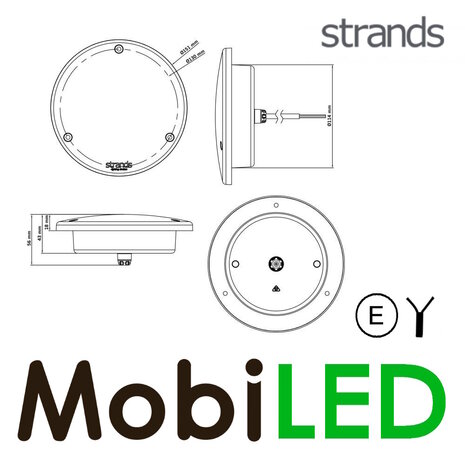 Strands Strands FOR9T ORBI Achteruitrij- / Mistlicht E-keur Strands Strands FOR9T ORBI Achteruitrij- / Mistlicht E-keur