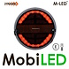 M-LED M-LED Set dynamic round rear lights Hamburger E-mark