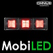 LEDSON Omnius frame for 3 rear lights horizontal LEDSON Omnius frame for 3 rear lights horizontal