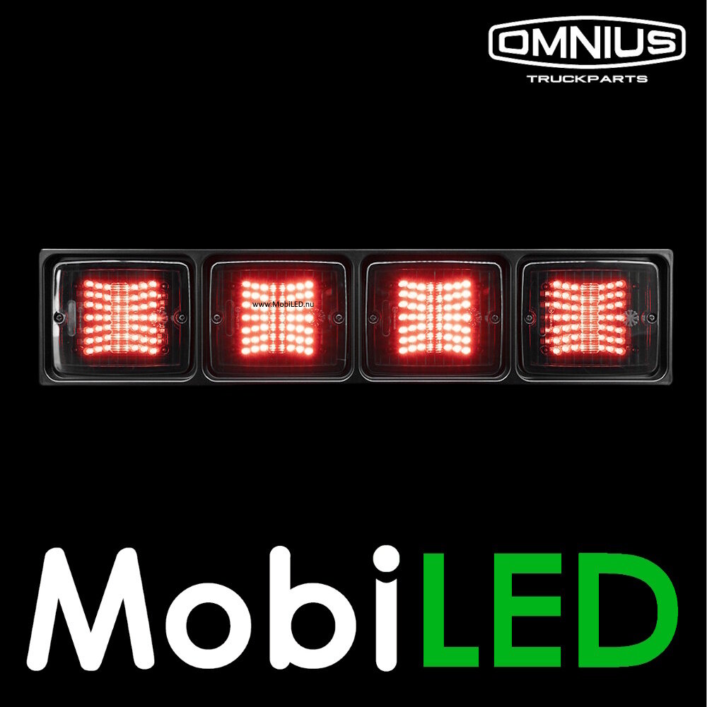 LEDSON Omnius Cadre pour 4 feux arrière horizontal LEDSON Omnius Cadre pour 4 feux arrière horizontal