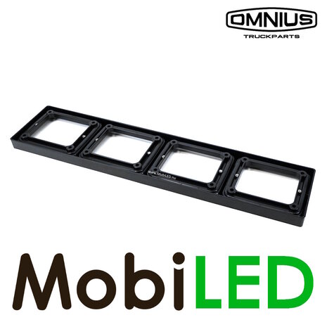LEDSON Omnius frame voor 4 achterlichten horizontaal LEDSON Omnius frame voor 4 achterlichten horizontaal
