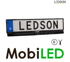 LEDSON Blade plaque d'immatriculation avec barre LED noir LEDSON Blade plaque d'immatriculation avec barre LED noir