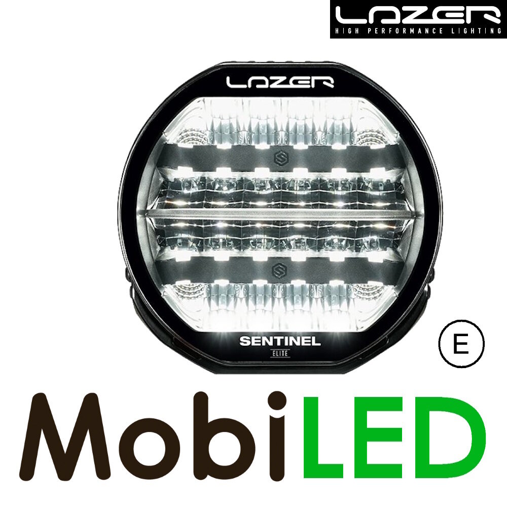 LAZER Lazer Sentinel projecteur loin Noir elite 9 pouches 145 watts gen2 E-marque LAZER Lazer Sentinel projecteur loin Noir elite 9 pouches 145 watts gen2 E-marque