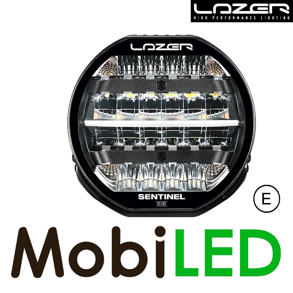 LAZER Sentinel projecteur loin Noir elite 9 pouches 145 watts gen2