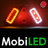 WAS Set WAS 228 Series Rear lights 5 functions and reflector E-mark