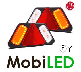 WAS Set WAS Achterlichten 5 functies en reflector