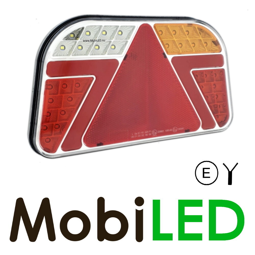Kit Feux arrière de remorque LED look NÉON 5 fonctions E-marque Kit Feux arrière de remorque LED look NÉON 5 fonctions E-marque