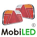 Kit Feux arrière de remorque LED look NÉON 5 fonctions E-marque Kit Feux arrière de remorque LED look NÉON 5 fonctions E-marque
