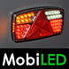 Set Trailer rear lights 5 functions E-mark
