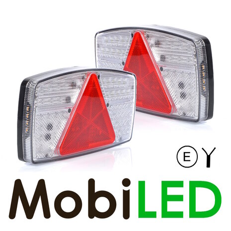 Set Trailer rear lights 5 functions E-mark