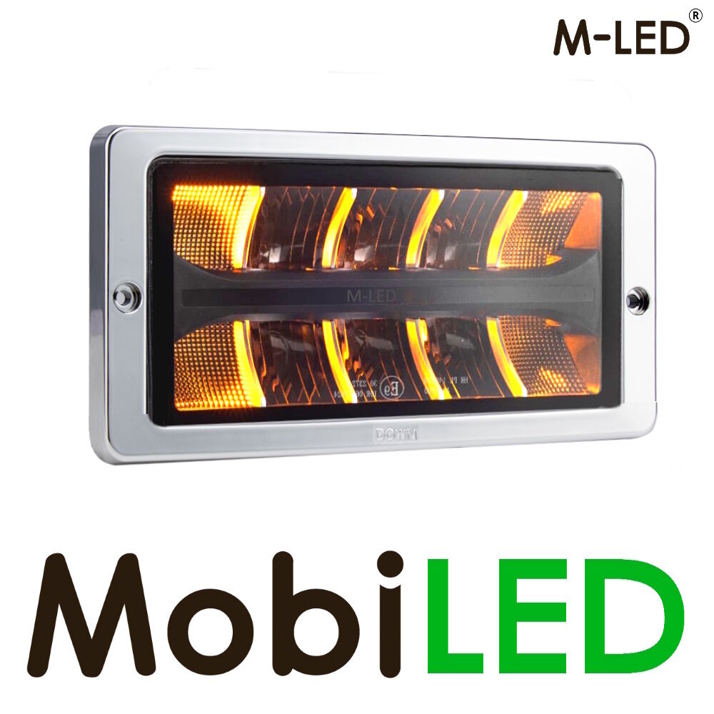 M-LED M-LED Classic 220 chromen rand M-LED M-LED Classic 220 chromen rand