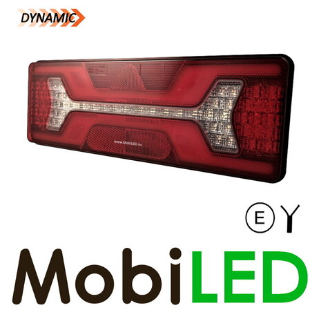 Set Rear lights with 5 functions and reflector triangle E-mark