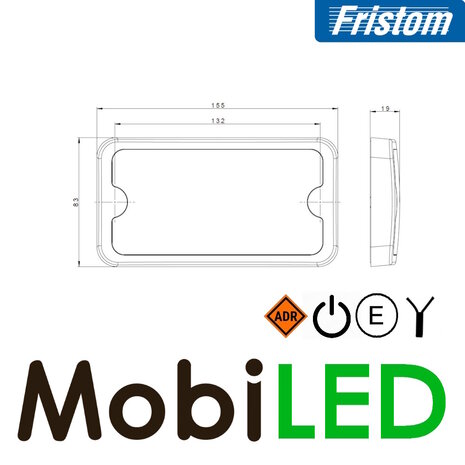 Fristom Fristom Interieur verlichting schakelaar 4 standen