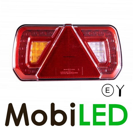 Set LED Aanhanger achterlichten E-keur 12-24 volt 5 functies