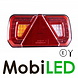 Ensemble LED Feux arrière remorque  E-marque 12-24 volts 5 fonctions