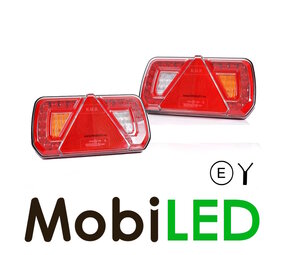 Kit feux arrière remorque LED 5 fonctions Kit feux arrière remorque LED 5 fonctions