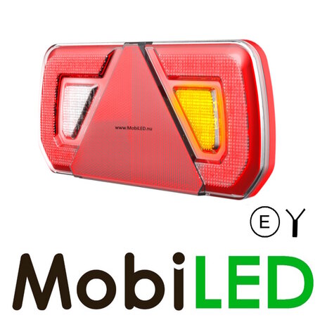 LED Feu arrière remorque  E-marque 12-24 volts 5 fonctions Droit