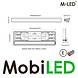 M-LED M-LED License plate light with LED bar and amber/white position light