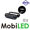 HORPOL Marquage slim line 4 LED blanc graphite 12-24 volts E-marque HORPOL Marquage slim line 4 LED blanc graphite 12-24 volts E-marque