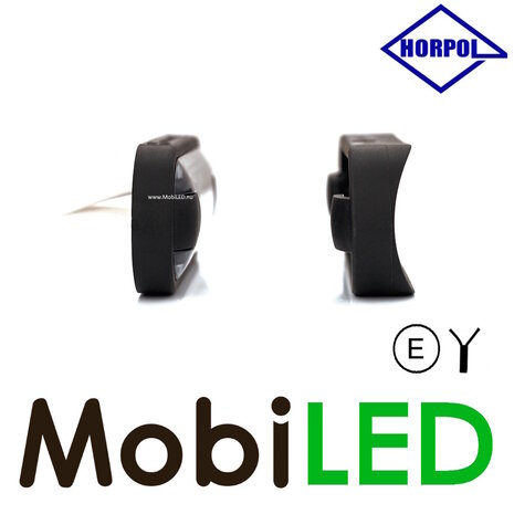 HORPOL Marquage Slim line 4 LED Graphite blanc 12-24 volts E-mark