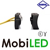 HORPOL Horpol Markering slim line 4 leds amber graphite 12-24 volt E-keur HORPOL Horpol Markering slim line 4 leds amber graphite 12-24 volt E-keur