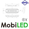 HORPOL Horpol Markering slim line 4 leds amber graphite 12-24 volt E-keur HORPOL Horpol Markering slim line 4 leds amber graphite 12-24 volt E-keur