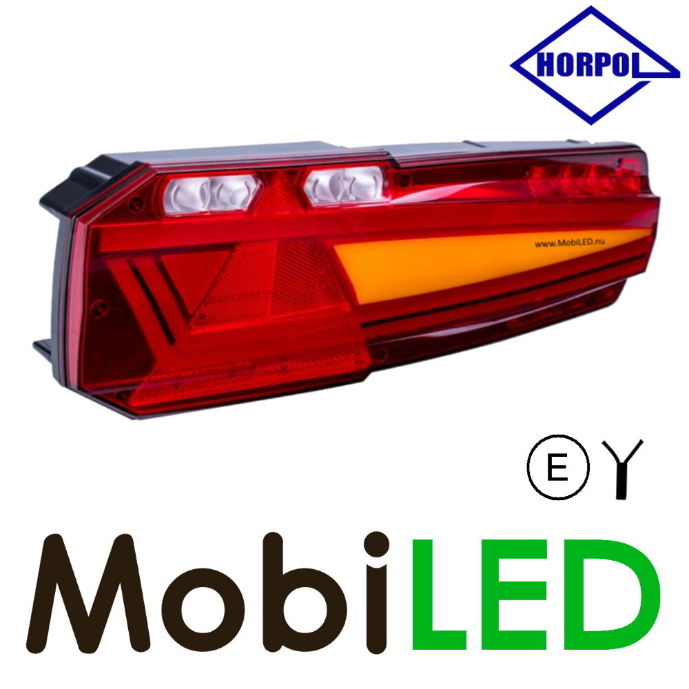 HORPOL Set Achterlichten 5 functies met reflector E-keur